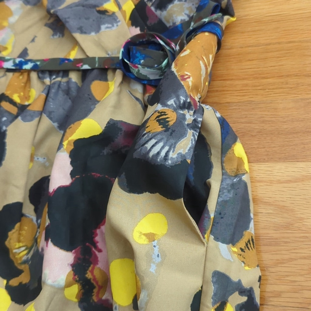 Rachel Roy Floral Cross Front Mini Dress XS - Picture 9 of 12